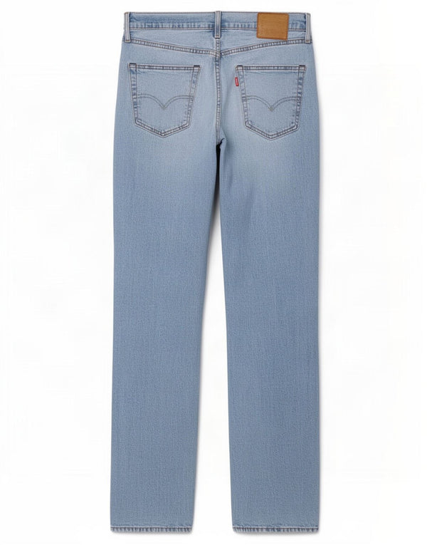 Jeans dritti da uomo Levi's W34 L34 in cotone blu