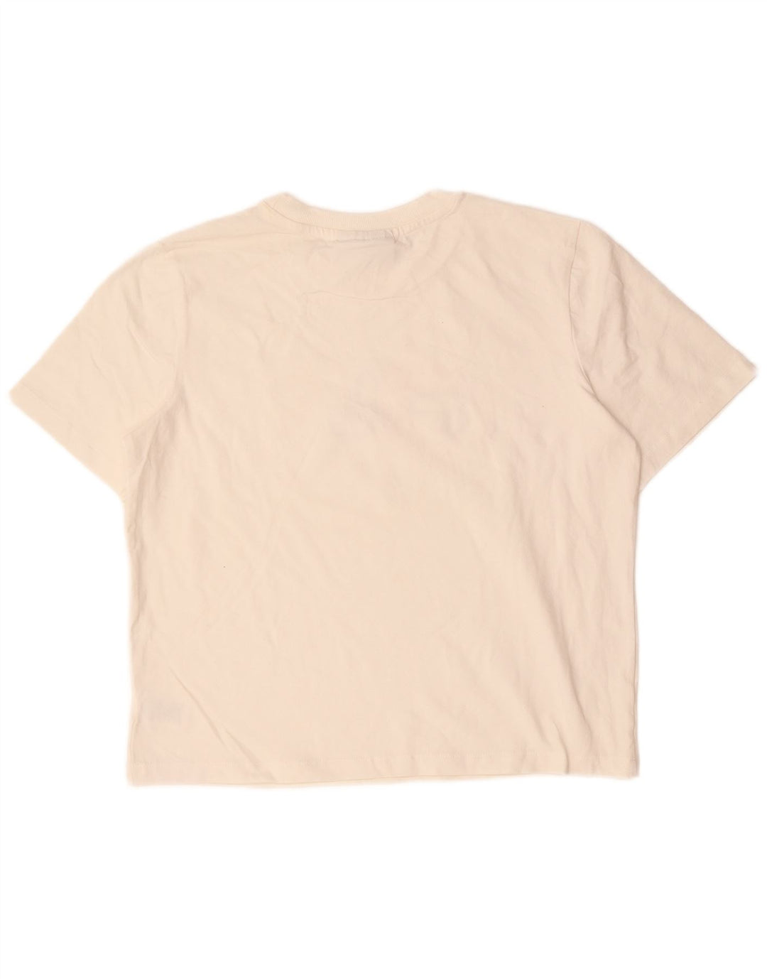 T-shirt grafica da donna FILA Top UK 14 cotone bianco medio