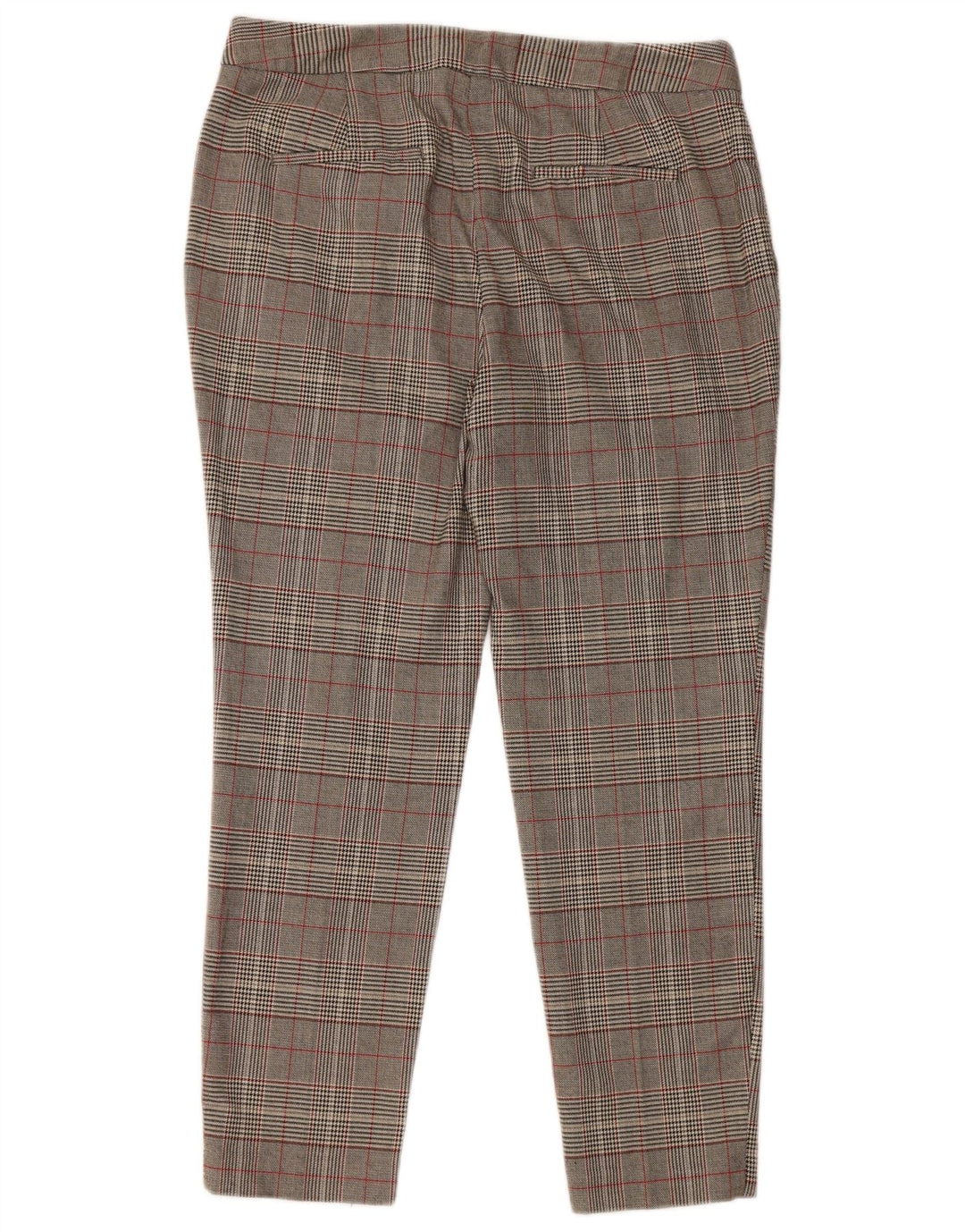 Pantaloni chino slim da donna Zara EU 40 medi W30 L27 grigio pied de poule