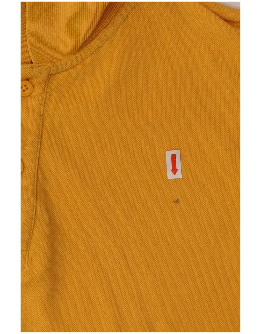 Polo da uomo DACK'S grande in cotone giallo