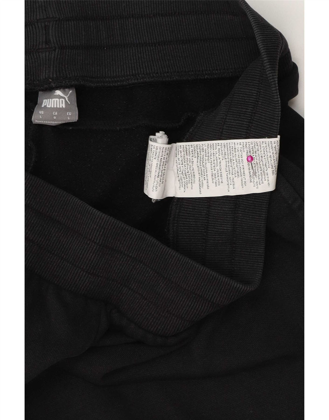 Pantaloni da tuta da uomo Puma Joggers grandi in cotone nero