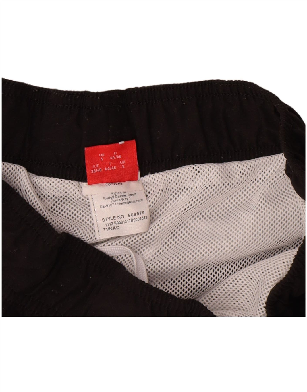 Pantaloncini sportivi grafici da uomo Puma Small in poliestere color block nero