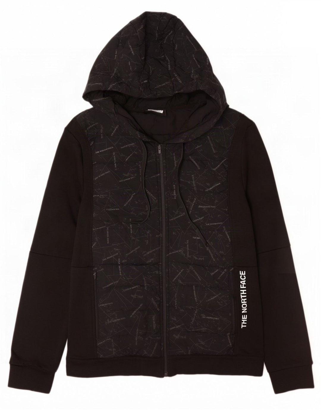 Giacca da ginnastica imbottita grafica da uomo The North Face grande nera