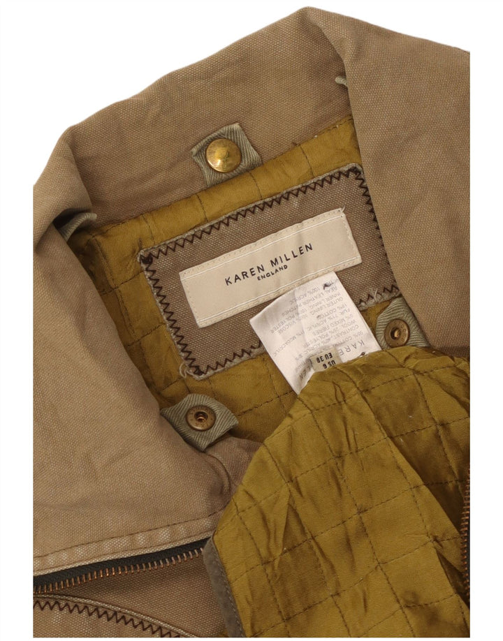 Soprabito da donna Karen Millen US 6 cotone beige medio