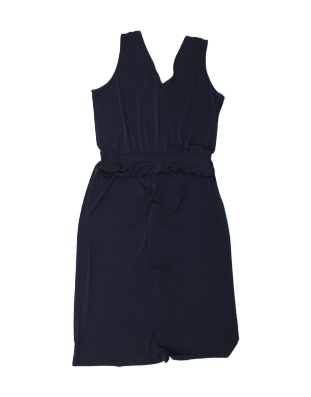 MICHAEL KORS Womens Sleeveless Jumpsuit UK 20 2XL  Navy Blue Polyester Vintage Michael Kors and Second-Hand Michael Kors from Messina Hembry 