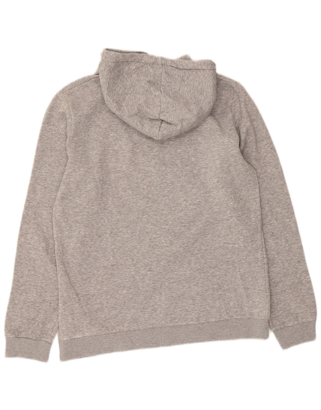 Maglione con cappuccio grafico da uomo Jack & Jones in cotone chiazzato grigio medio