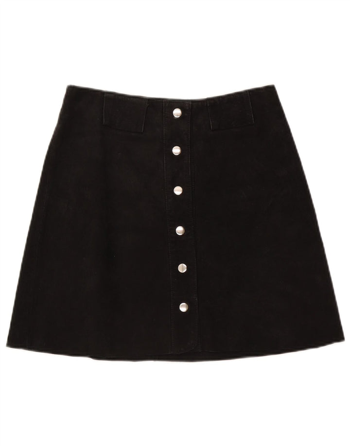 Minigonna vintage da donna W27 piccola nera