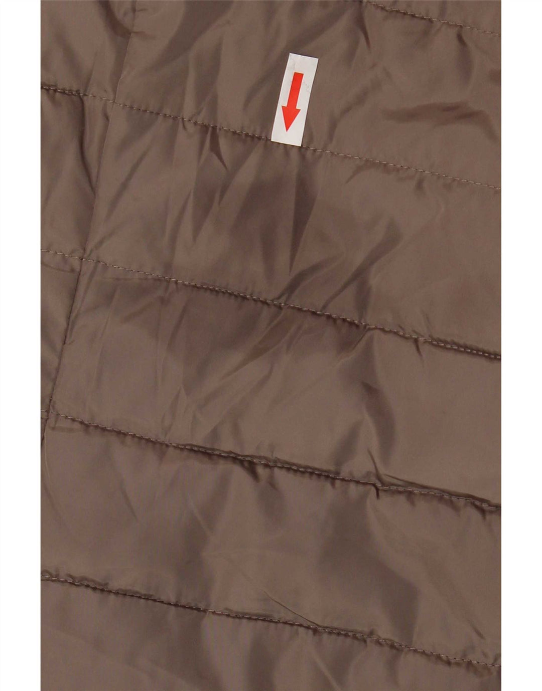 Giacca imbottita con cappuccio da donna Armani Jeans IT 42 Poliestere marrone medio