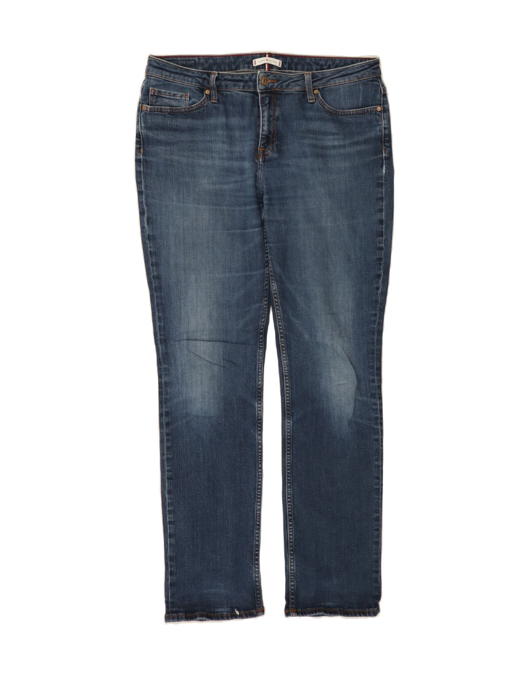 TOMMY HILFIGER Womens Rome Slim Jeans W33 L32 Blue Cotton Vintage Tommy Hilfiger and Second-Hand Tommy Hilfiger from Messina Hembry 