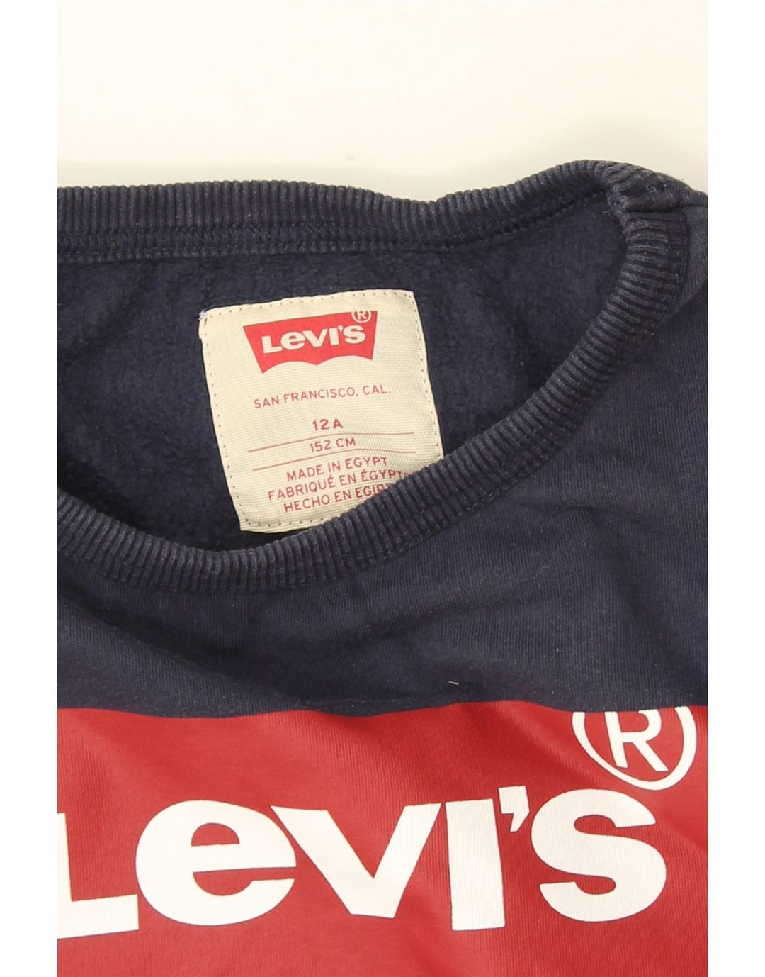 Felpa grafica per ragazze Levi's, 11-12 anni, blu navy