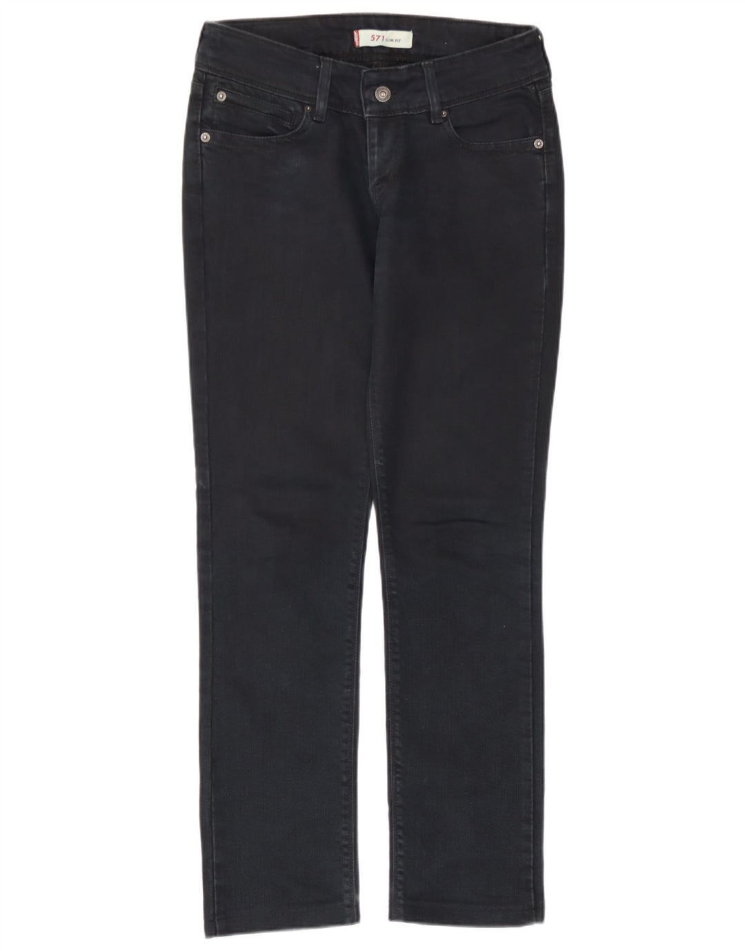 Jeans Levi's 571 Slim da donna W26 L28 Blu Navy