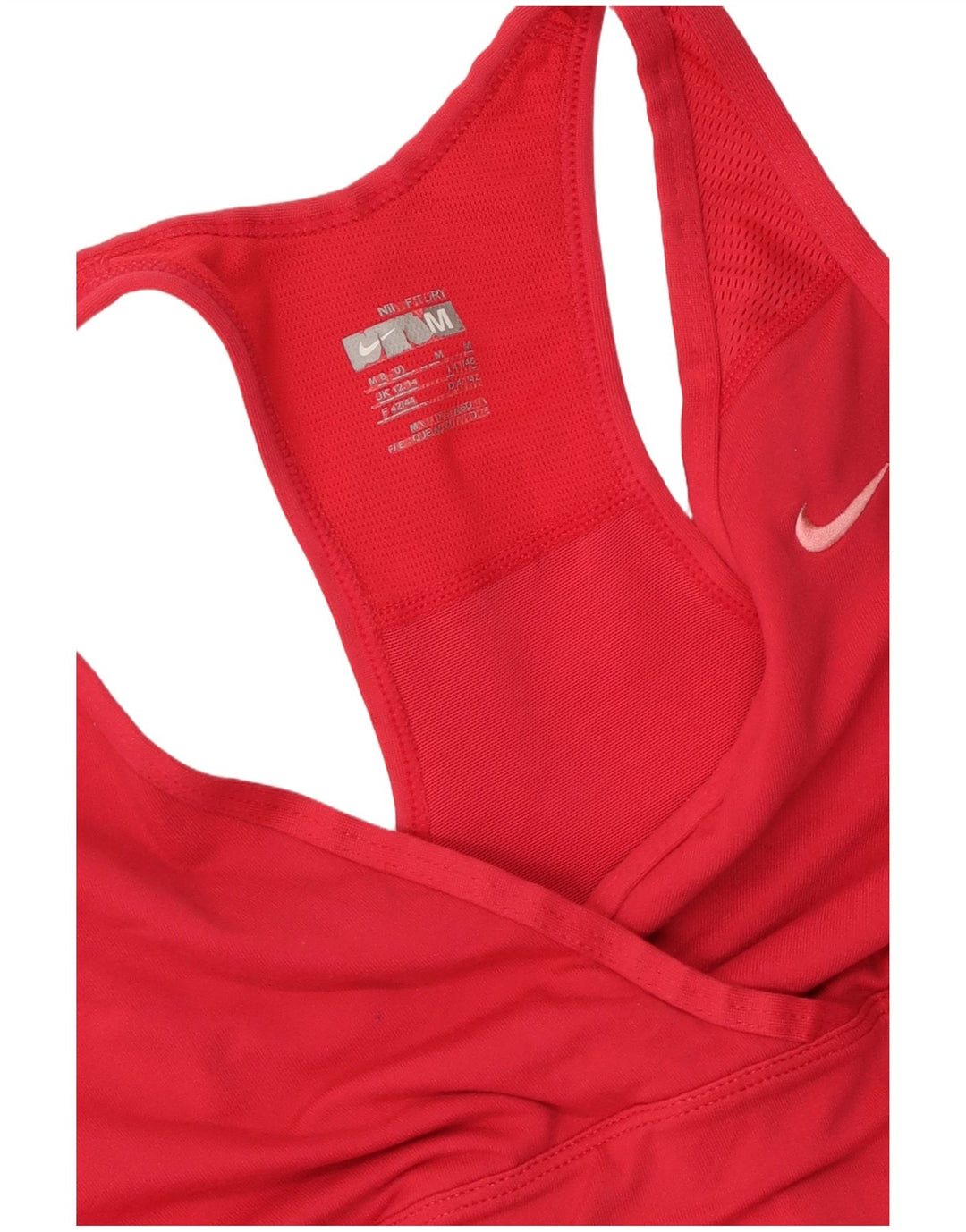 Canotta da donna NIKE UK 12/14 rossa media