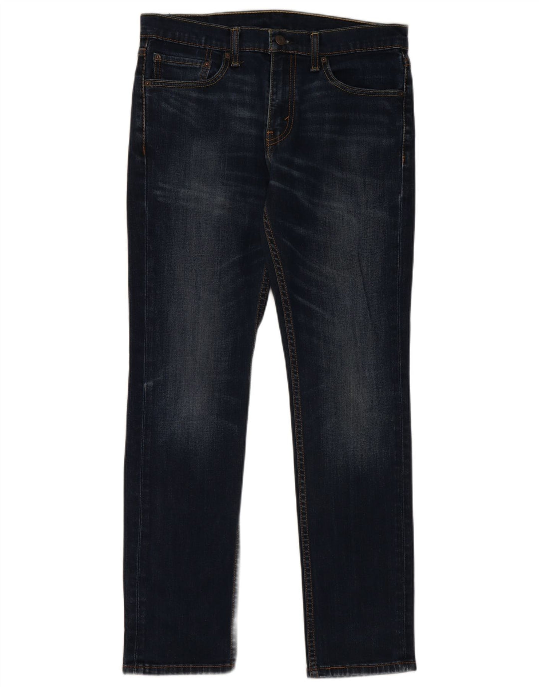 Levi's Uomo 511 Slim Jeans W32 L32 Cotone Blu Navy