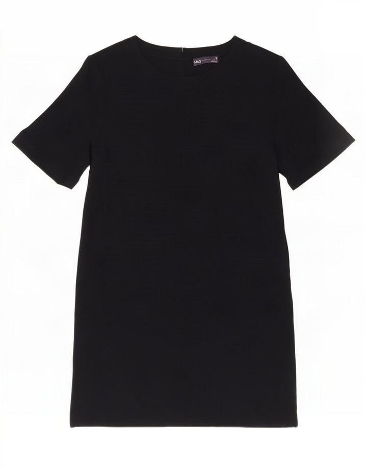 Abito a trapezio oversize da donna Marks & Spencer UK 16 grande poliestere nero