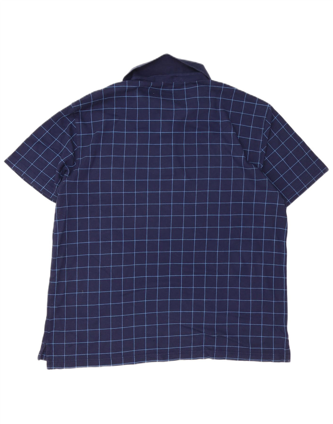Polo da uomo IZOD XL in cotone a quadri blu navy