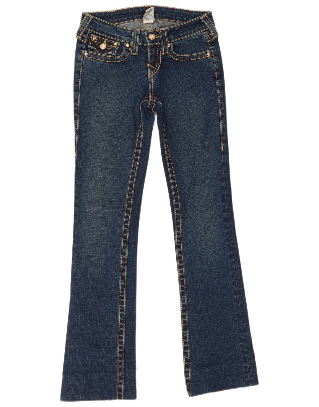Jeans bootcut da donna True Religion W25 L31 cotone blu