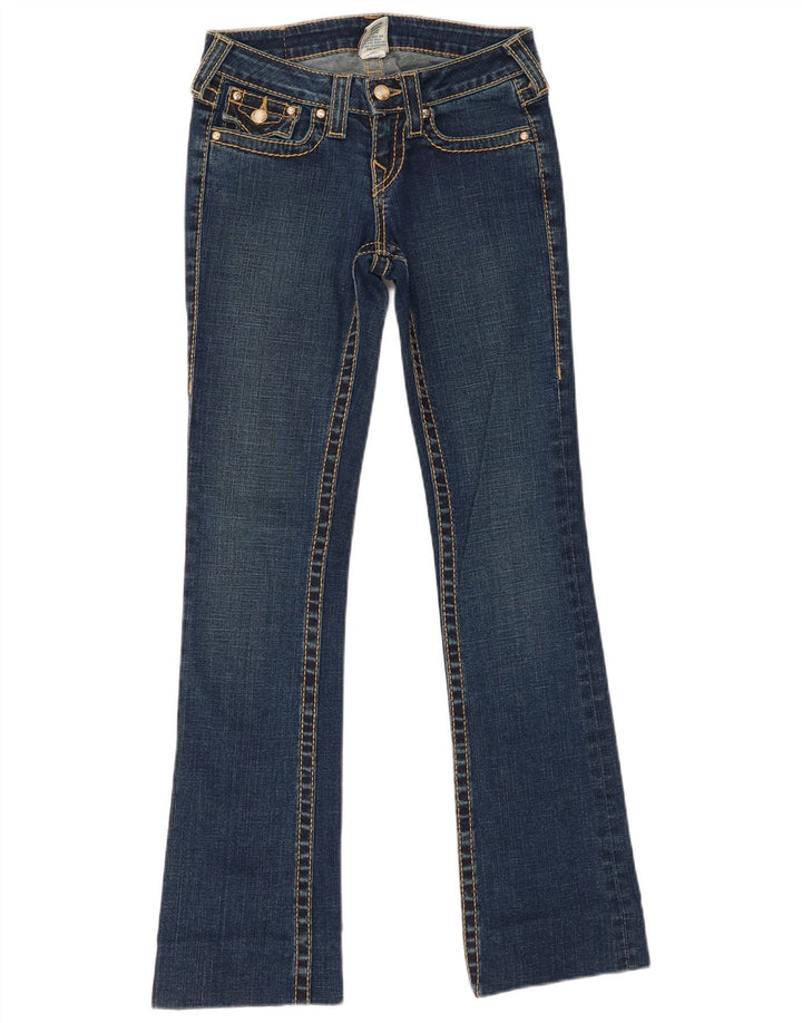 Jeans bootcut da donna True Religion W25 L31 cotone blu