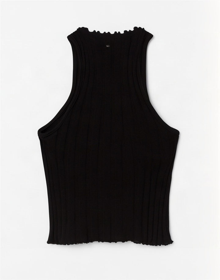 Canotta Zara da donna UK 8 piccola nera