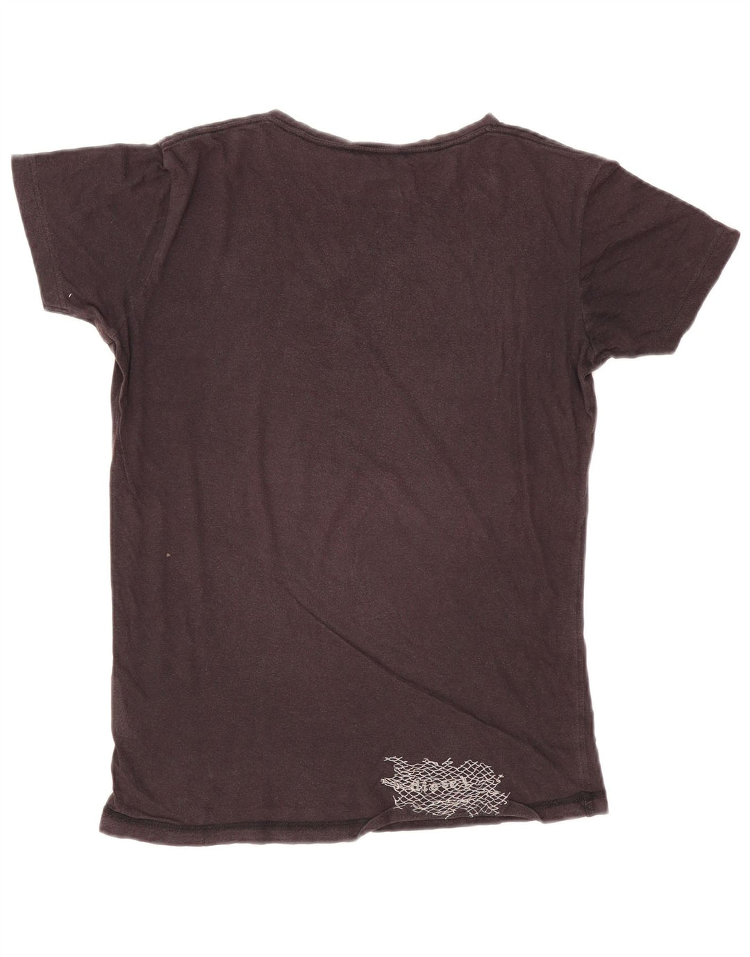 T-shirt grafica da uomo Diesel Top piccola in cotone nero