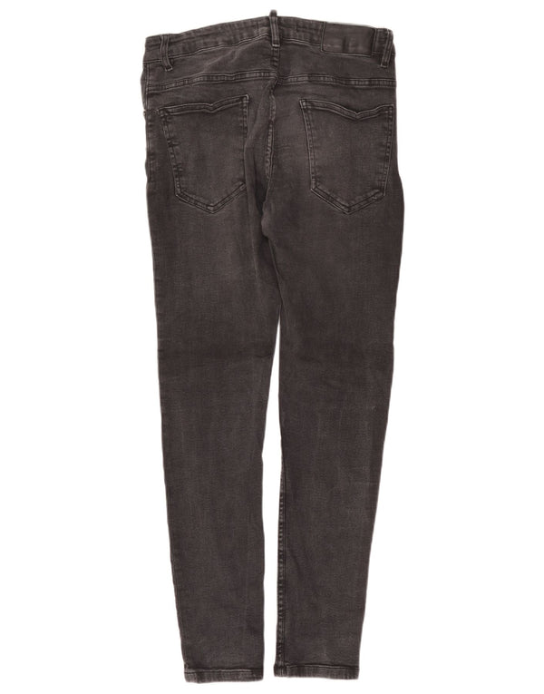 Jeans skinny da uomo Zara EU 44 Large W34 L30 Grigio