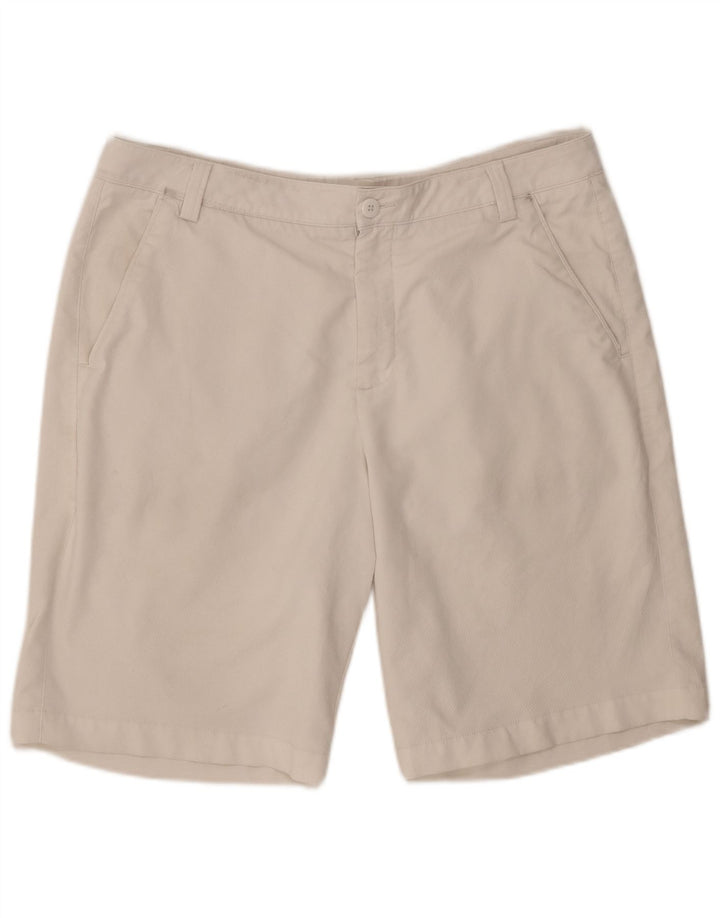 Pantaloncini chino da uomo Puma W36 Large bianchi in poliestere