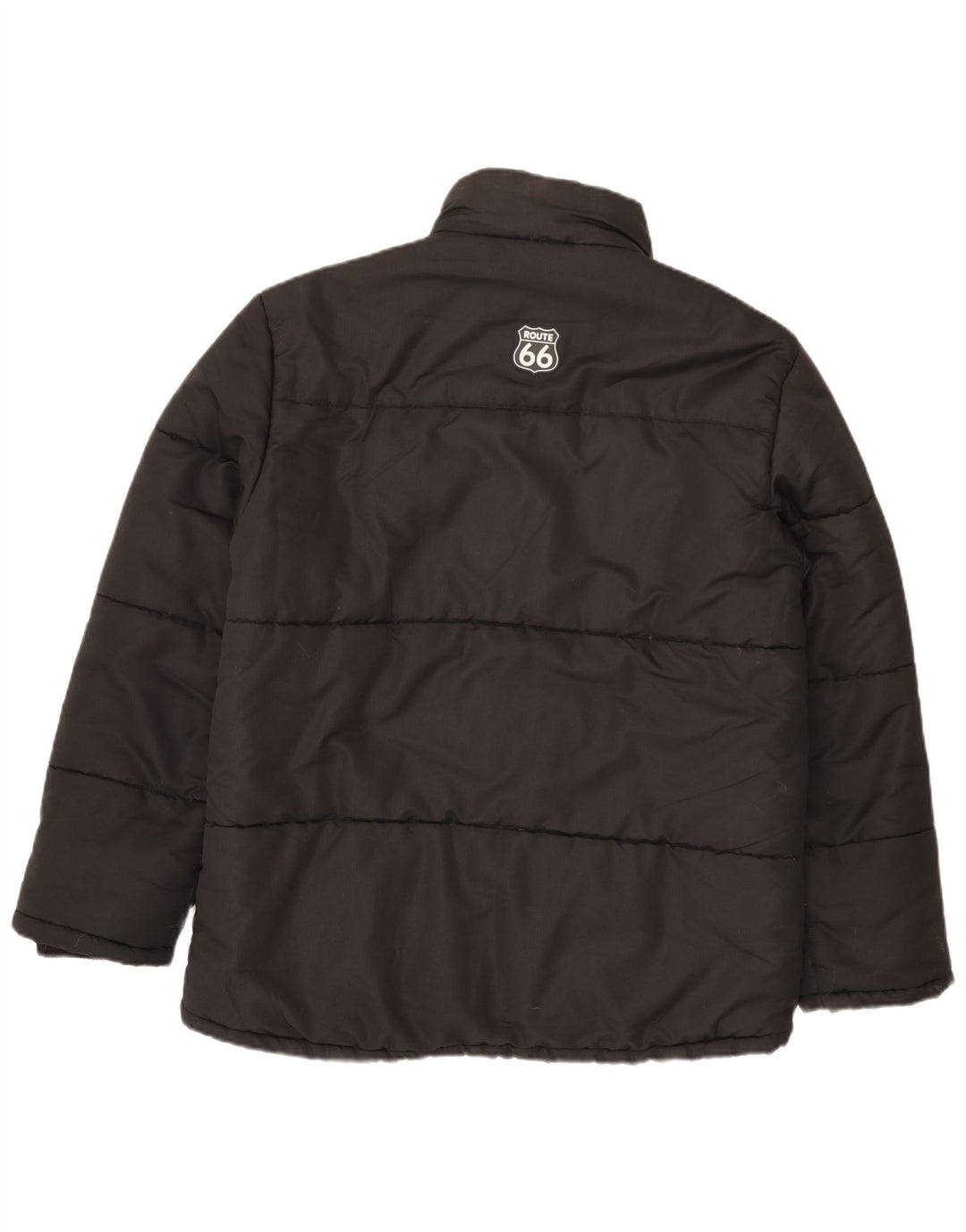 Giacca imbottita da uomo ROUTE 66 UK 40 grande poliestere nero