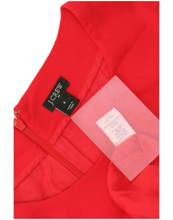 Abito a trapezio con maniche a 3/4 da donna J. Crew US 8 Lana rossa media