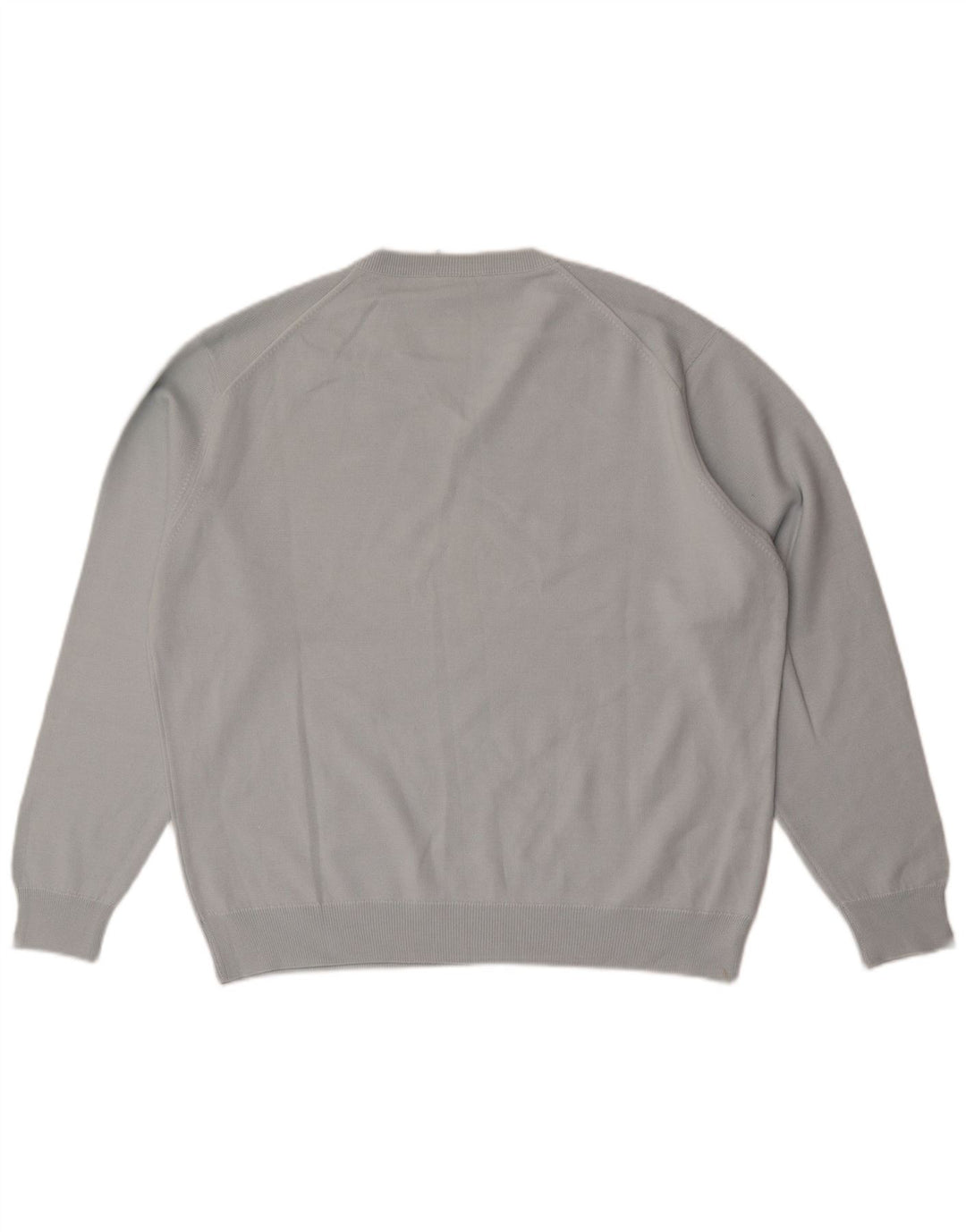 Maglione maglione da uomo con scollo a V Lacoste taglia 6 XL lana blu