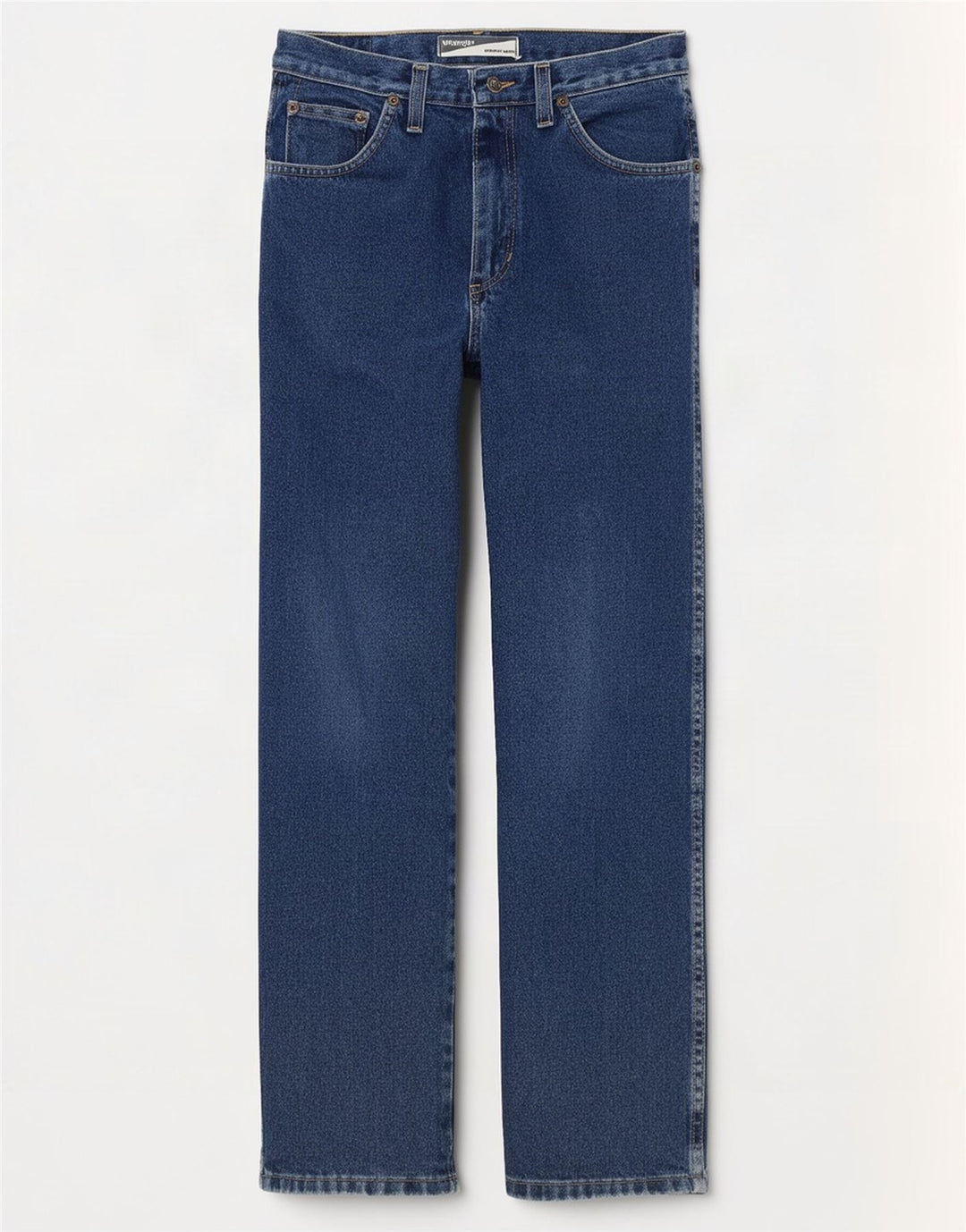 Jeans dritti regolari da uomo Wrangler W30 L30 cotone blu