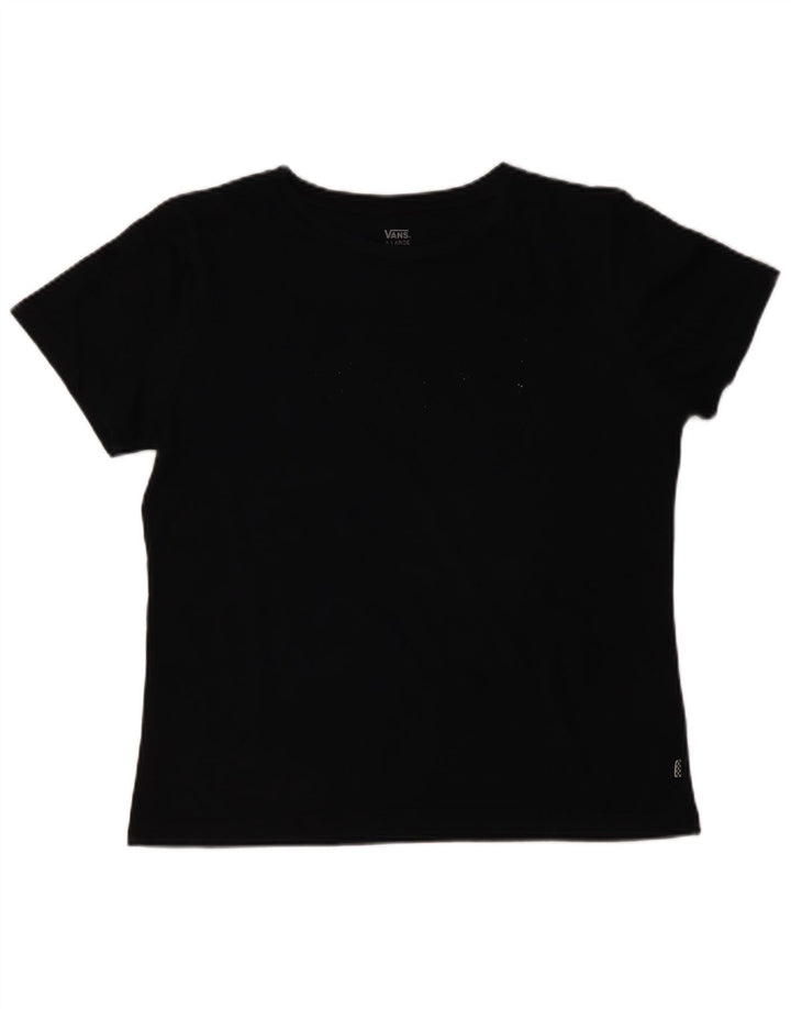 T-shirt da donna VANS Top UK 18 XL cotone nero