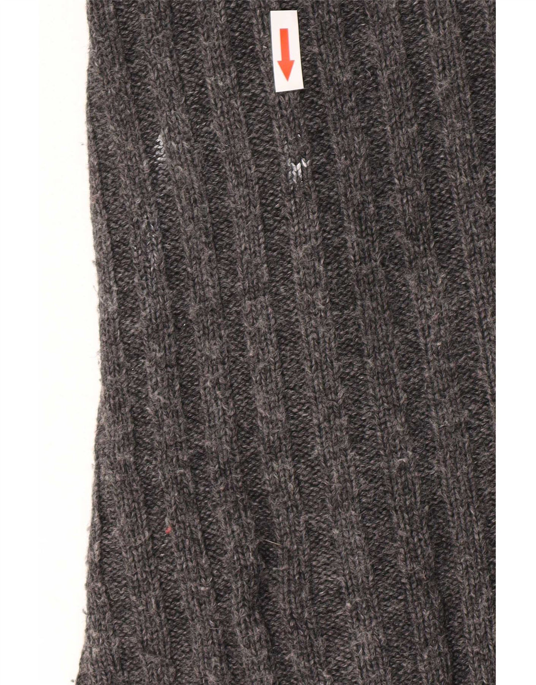 Maglione cardigan asimmetrico da donna Marks & Spencer UK 12/14 Grigio medio