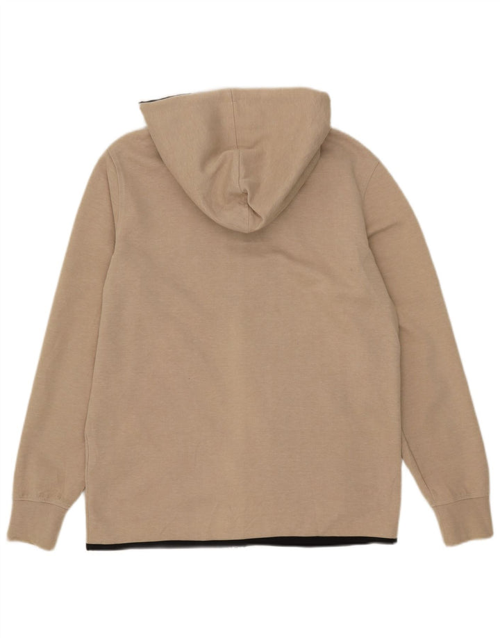 Jack & Jones - Maglione con cappuccio e zip da uomo, grande, in poliestere beige