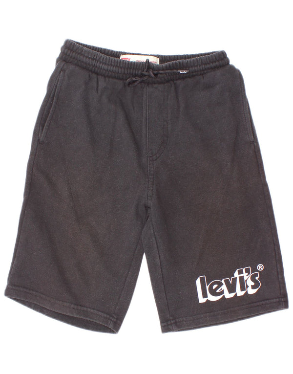 Pantaloncini sportivi grafici Levi's per ragazzi 9-10 anni in cotone nero