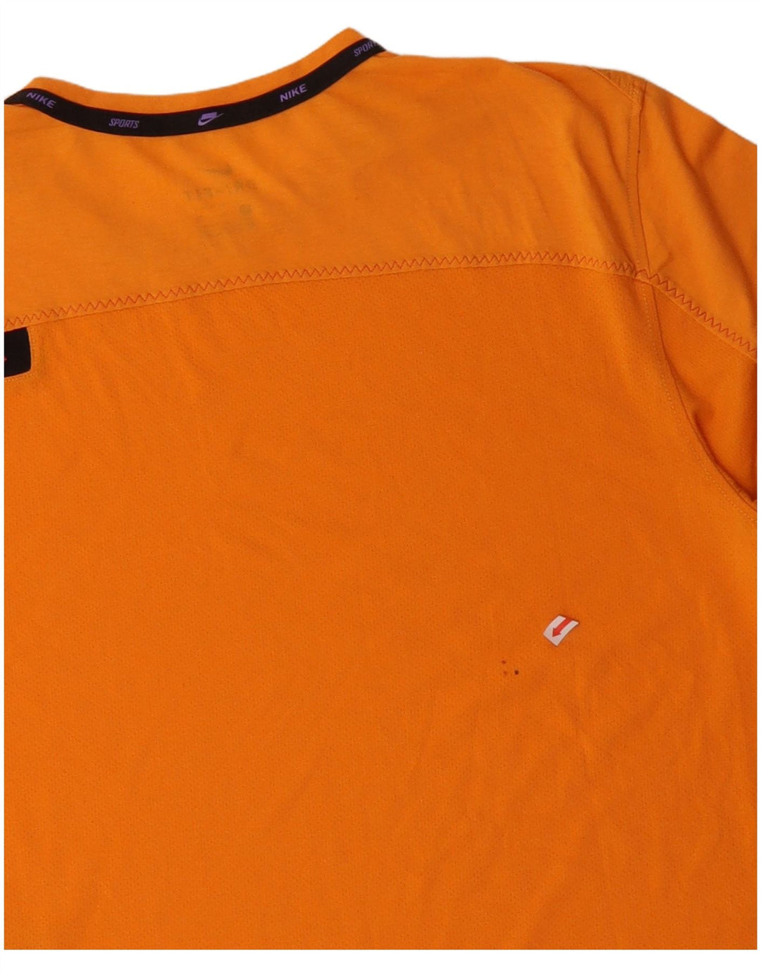 T-shirt NIKE da uomo Dri Fit Top in cotone arancione medio