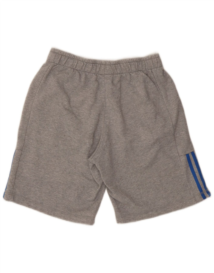 Pantaloncini sportivi ADIDAS Climalite da uomo in cotone grigio medio