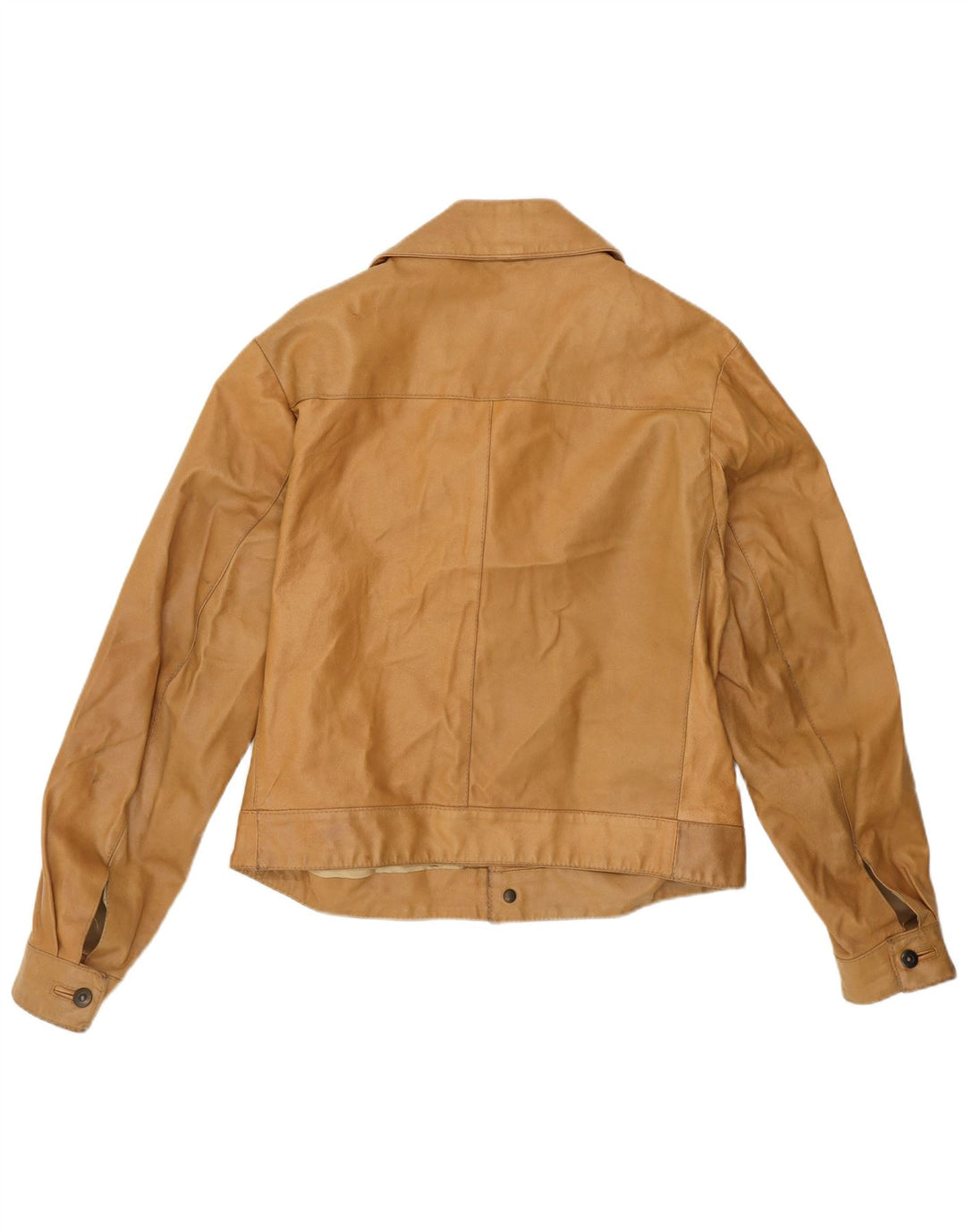 Giacca bomber da uomo Max Grippo in pelle EU 50 grande in pelle beige