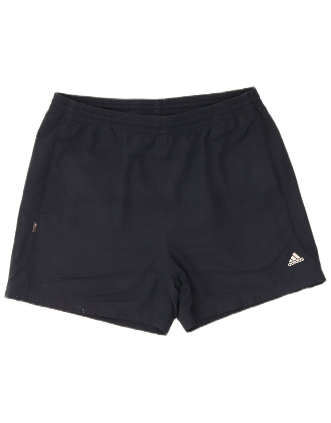 Pantaloncini sportivi da uomo Adidas Large blu navy in poliestere
