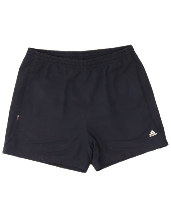 Pantaloncini sportivi da uomo Adidas Large blu navy in poliestere