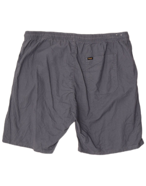 Bermuda da uomo Wrangler W38 XL in cotone grigio