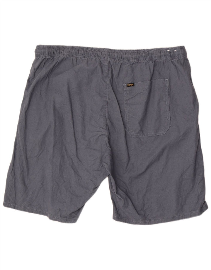 Bermuda da uomo Wrangler W38 XL in cotone grigio