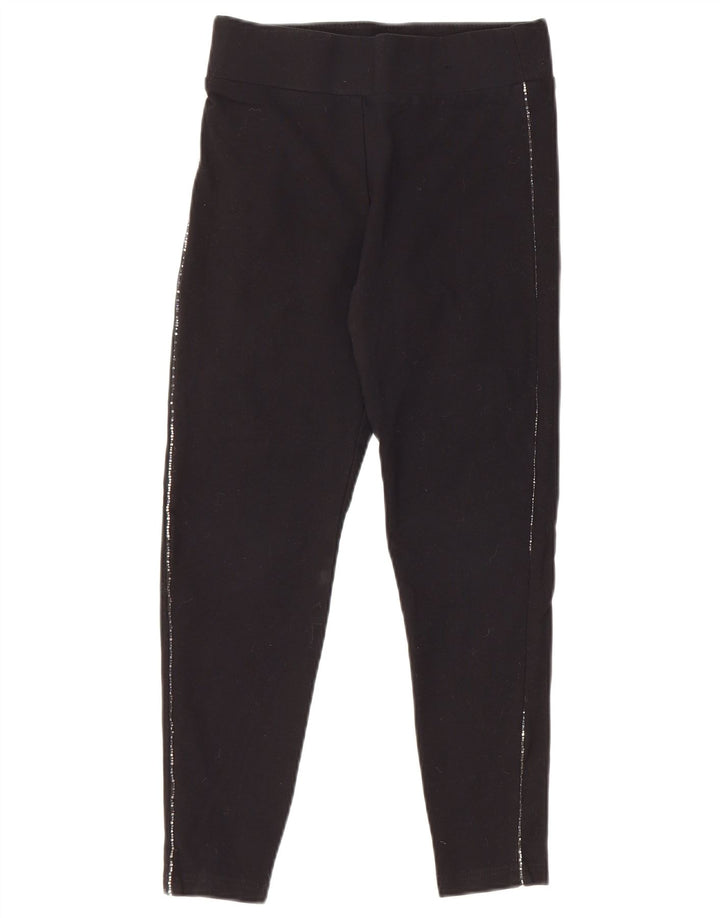 Leggings corti da donna Marks & Spencer UK 8 piccoli in viscosa nera