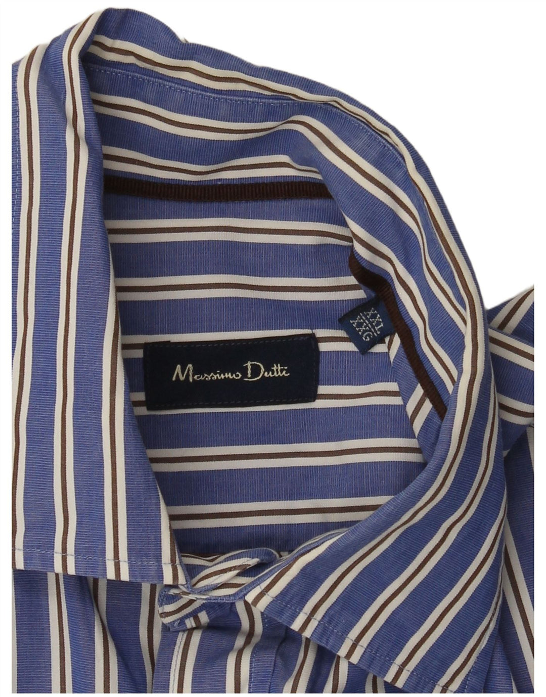 Camicia da uomo Massimo Dutti 2XL a righe blu