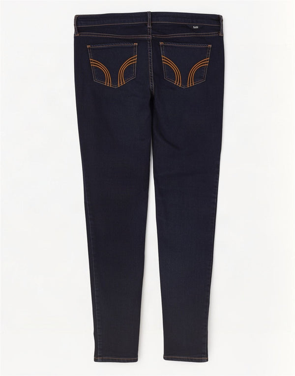 Jeans skinny da donna Hollister US 9 medi W29 L29 cotone blu navy