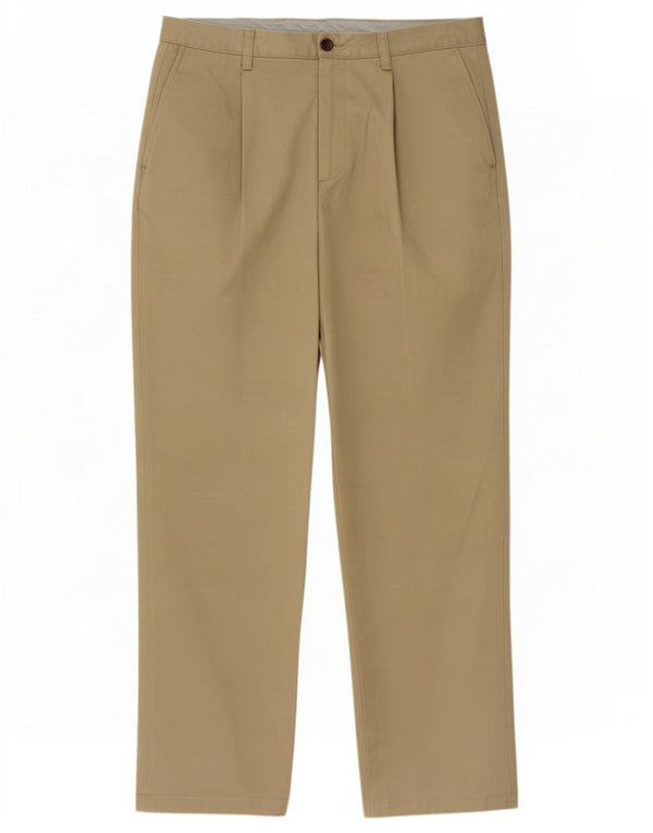 Pantaloni chino con pegging da uomo Dockers W33 L34 in cotone beige