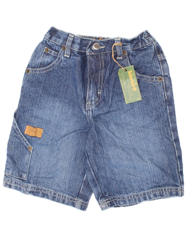 Pantaloncini di jeans cargo per ragazzi Timberland 2-3 anni W22 cotone blu
