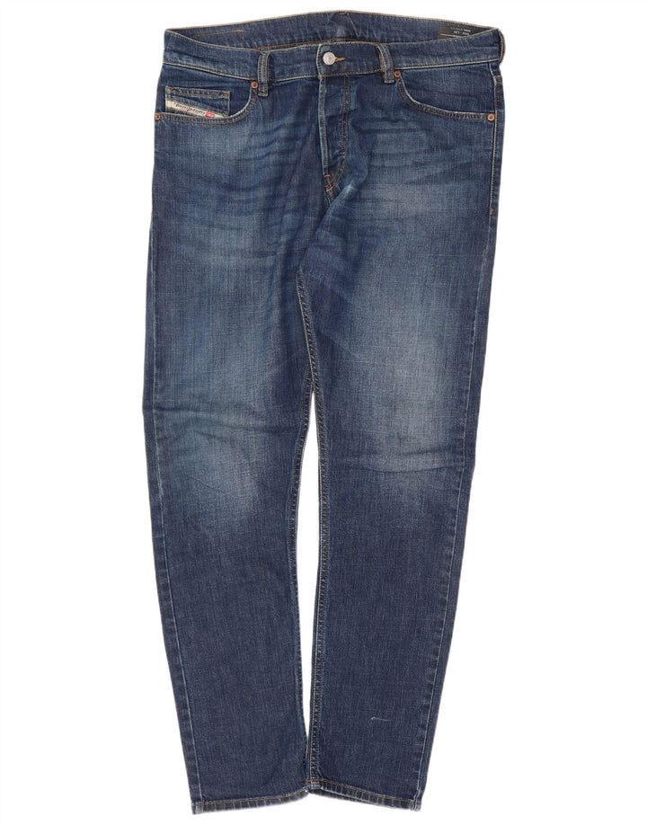 Jeans slim da uomo D-Luster Diesel W34 L30 cotone blu