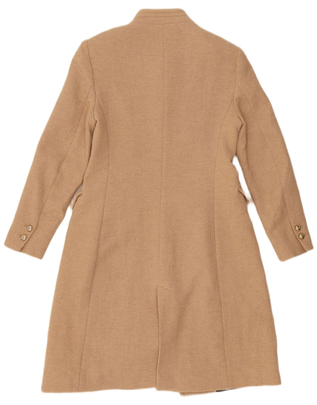 Cappotto Zara da donna UK 12 in lana beige medio