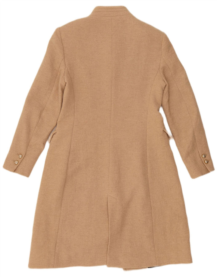 Cappotto Zara da donna UK 12 in lana beige medio