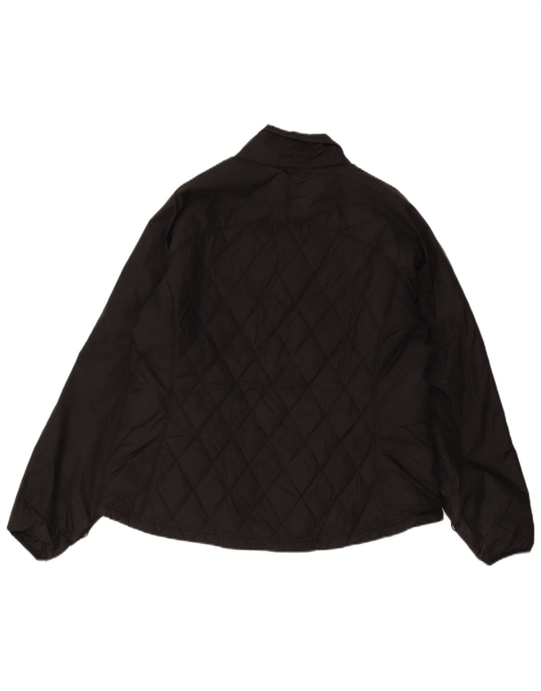 Giacca trapuntata da donna Eddie Bauer UK 18 XL nylon nero