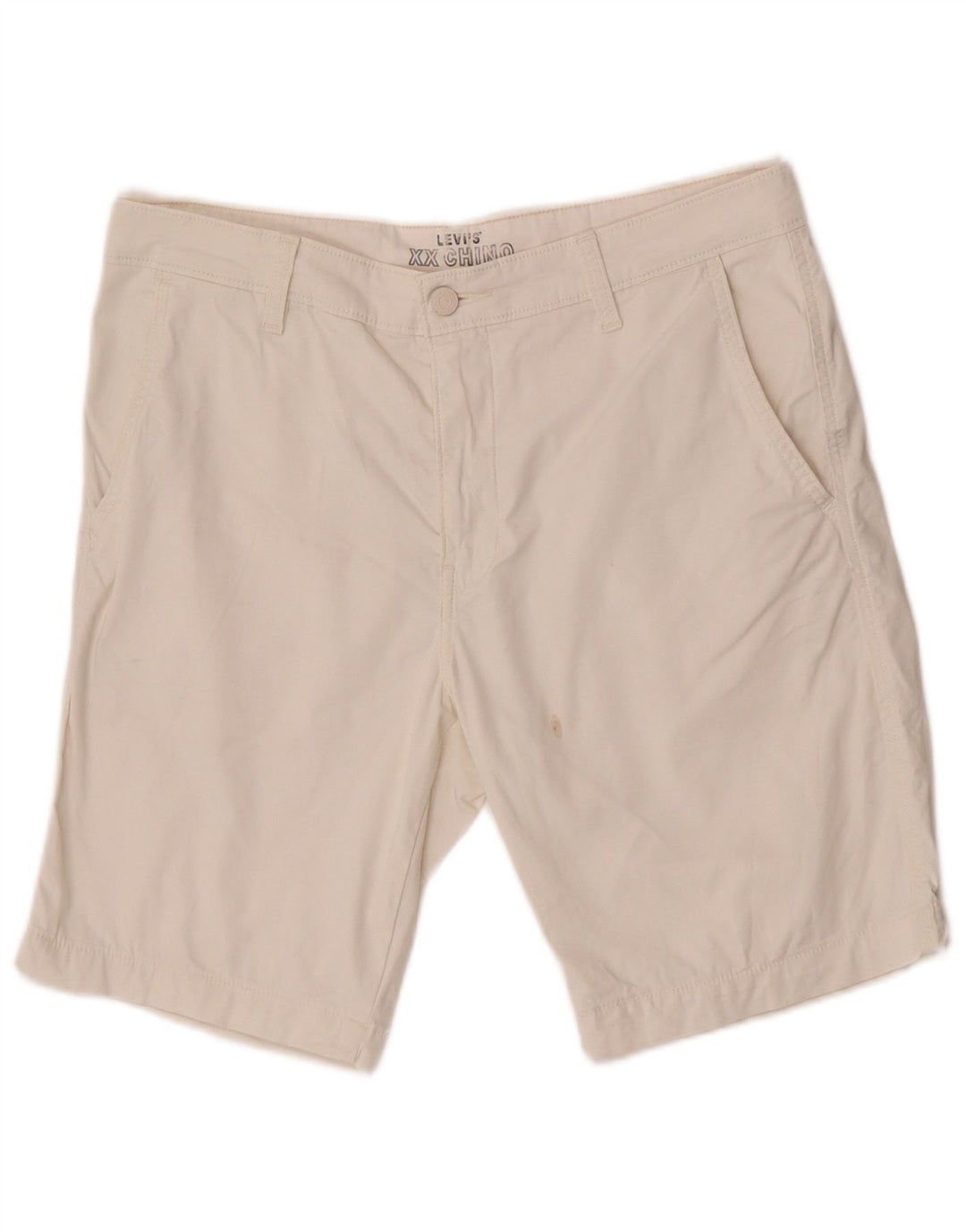 Pantaloncini chino da uomo Levi's W32 cotone bianco medio